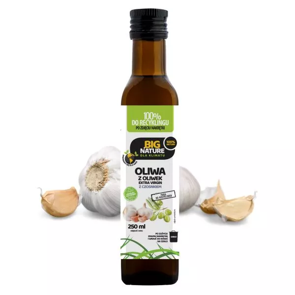 OLIWA Z OLIWEK Z CZOSNKIEM EXTRA VIRGIN 250 Big Nature NOWOŚĆ !!!